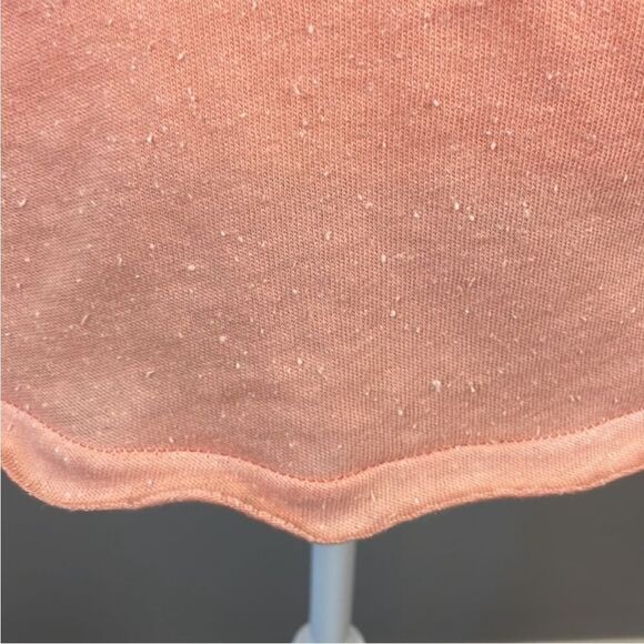 UO Out From Under Callie Rose Draped Textured Surplice Long Sleeve Shirt. Size M - Picture 8 of 15